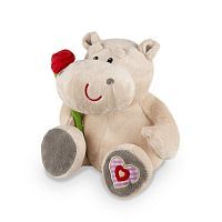 Мягкая игрушка Maxitoys Бегемот Боня, 23 см