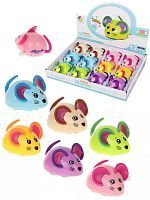 Заводная Мышка 8х6х4,5 см в ассортименте 6616