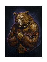 Пазлы деревянные "Медведь", 504 детали, размер 30*42 см