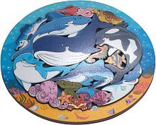 Рамка-вкладыш Нескучные игры Подводный мир (8114), 16 дет.