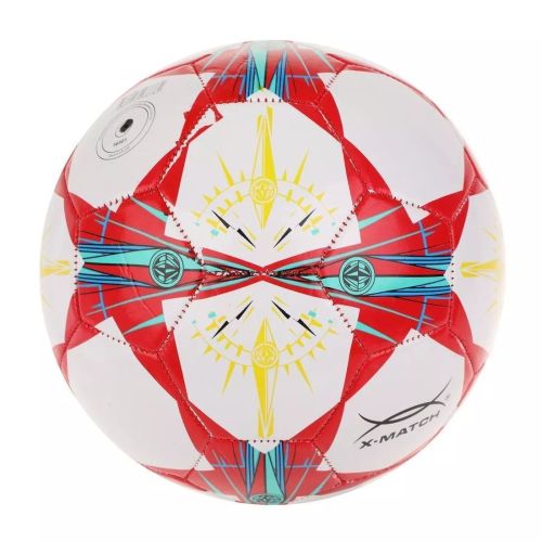 Мяч футбольный X-Match размер 5 покрышка  1 слой PVC 1.6 mm Звёзды 56501 фото 2