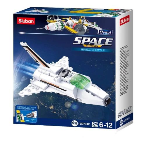Конструктор Sluban Космос Летательные аппараты Шаттл 62 детали фото 3