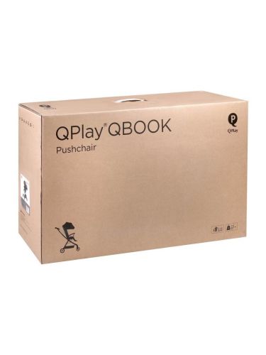 Прогулочная коляска QPLAY Qbook с поворотным сиденьем 360° миндаль 655171 фото 6