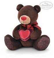 Медведь мальчик Choco&Milk с сердцем 20