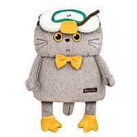 Кот Басик в маске для сна "Гусик" 34 см