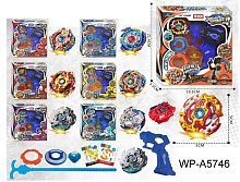 Настольная игра Junfa Волчок Battle blade с пусковым устройством, 6 видов, в коробке 19,3х5,3х21,45см