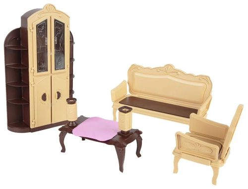 Набор мебели для кукол для гостиной Огонек Коллекция С-1299 фото 2