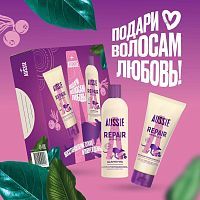 AUSSIE Набор Repair Miracle Шампунь 300мл + бальзам 200мл