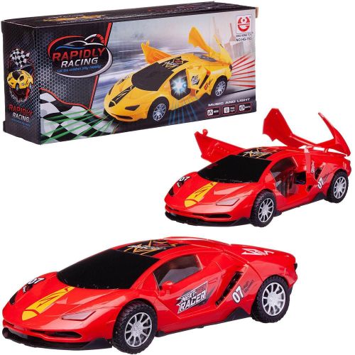 Машинка Junfa спортивная (движение+вращение) фото 5