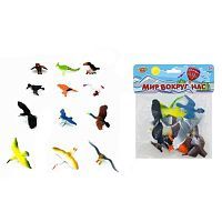 Игровой набор Птицы, 12 предметов, пакет