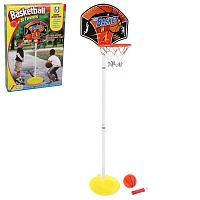 Набор напольный баскетбол, стойка высота 105 см, щит, мяч, насос, коробка
