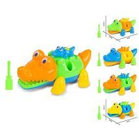 Конструктор-скрутка Крокодил, инструменты 2 шт, пакет