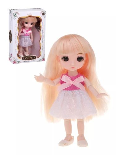 кукла 15 см в летнем платьице 925-125 Кукла 15 см в летнем платьице 925-125