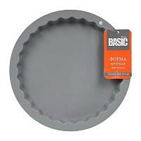 Форма силиконовая, круглая фигурная, 22,5*2,5 см BASIC Marmiton