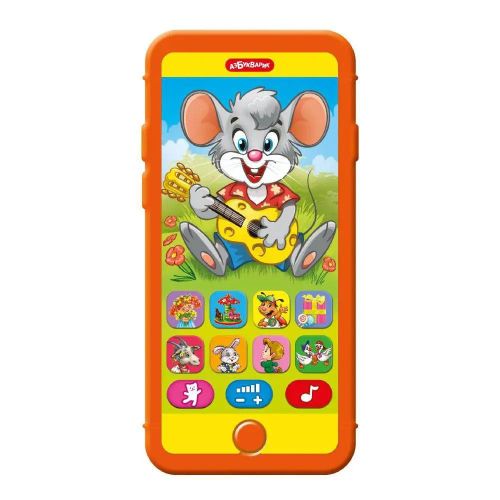 Музыкальная игрушка Азбукварик Плеер песенки Мультяшек Мой друг мышонок фото 2