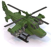 Вертолет Нордпласт военный 247, 40 см, серый/зеленый