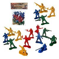 Солдатики Junfa пластмассовые, в пакете 96 шт