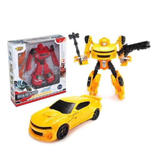 Робот-машина, в комплекте оружие, коробка