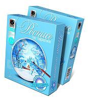 Роспись по тарелке Зимняя сказка