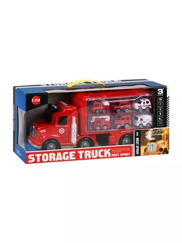 Игровой набор Автовоз с машинками Storage Truck Пожарный TN-1228 фото 8