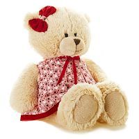 Мягкая Игрушка Maxitoys Luxury Мишка Лина в Платье 25 см