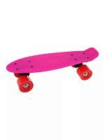 Скейтборд пластиковый 41x12 см розовый 636247