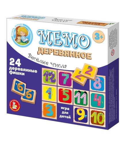 Настольная игра Десятое королевство Мемо Веселые числа