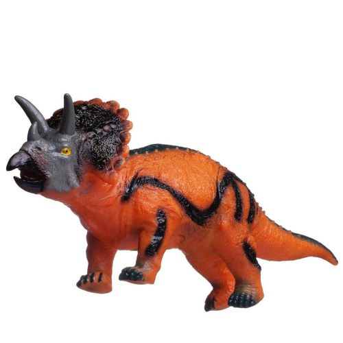 Фигурка Junfa Динозавр Трицератопс, длина 43 см со звуком фото 4