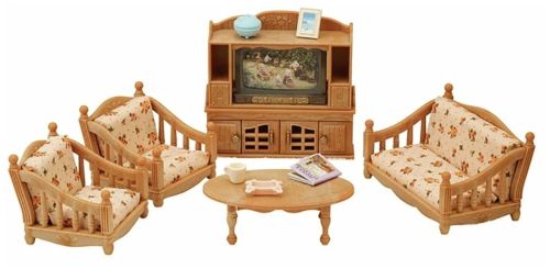 Набор мебели для кукол и фигурок Sylvanian Families Уютная гостиная 5339 фото 2