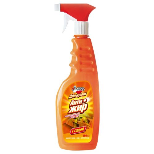 Золушка Средство чистящее для кухни Антижир универсальное 500мл фото 4