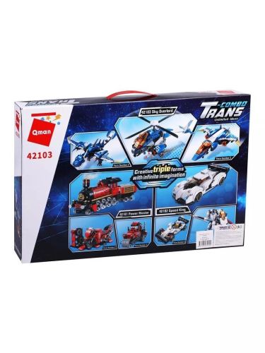 Конструктор военный вертолёт 604 детали 42103 фото 2