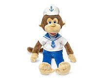 Обезьянка в матроске музыкальная 25 см
