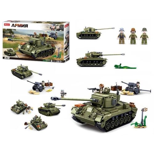 Конструктор серии Армия, 742 дет., кор.