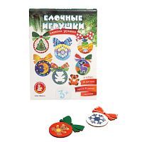 Десятое королевство Набор для творчества Елочные игрушки (12 фигурок,6 красок)