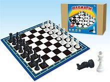 Игра настольная шахматы, в компл. игровое поле 18,5х18,5 см, шахматы, кор.