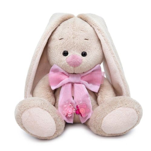 Зайка Ми в банте с подвесками 15 см