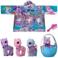 Пони в яйце (с накидкой) , 6шт в дисплейной коробке, 3 вида в коллекции