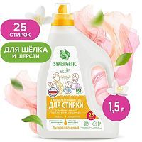 Гель для стирки SYNERGETIC Деликатных тканей DELICATE, 1,5 л