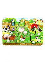 Развивающая игрушка Woodlandtoys Лабиринт Пара.Животные 19,5*27,5