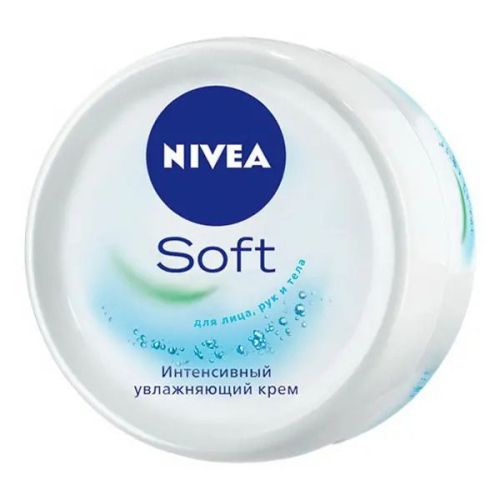 крем nivea soft увлажняющий интенсивный универсальный банка 200мл Крем NIVEA Soft Увлажняющий Интенсивный универсальный банка 200мл