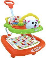 Ходунки Наша игрушка Teddy зеленый/оранжевый