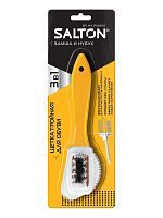 SALTON Щётка для обуви тройная д/замши и нубука