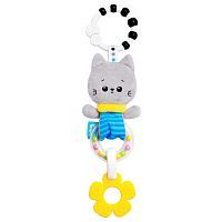 Мякиши Подвеска погремушка Котёнок Кекс 31*8*3см