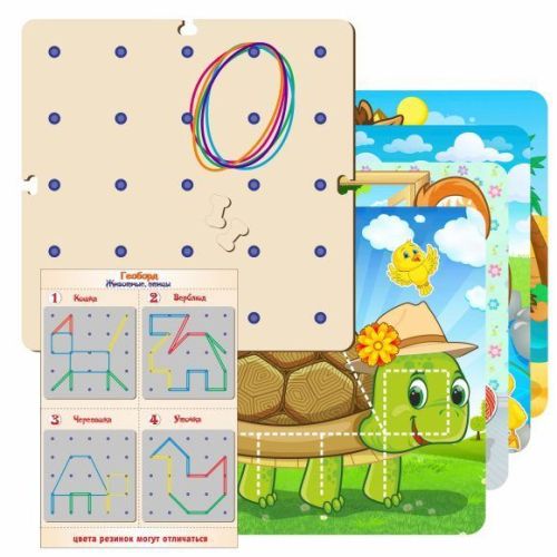 Геоборд Woodland Животные и птицы 121204 разноцветный