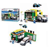 Конструктор серии Город "Автомойка", 323 дет., кор.
