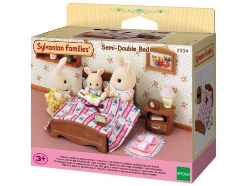 Игровой набор Sylvanian Families Большая кровать и тумбочка 5019 фото 4