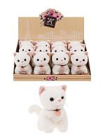 Котенок Милашка бел. 14см, дисплей