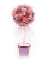 Набор для творчества топиарий                                     Розовое чудо