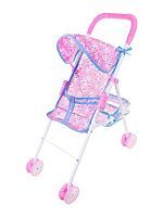 Коляска прогулочная Зайка с крышей, металл., пакет