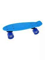 Скейтборд пластиковый 41x12 см голубой 636247